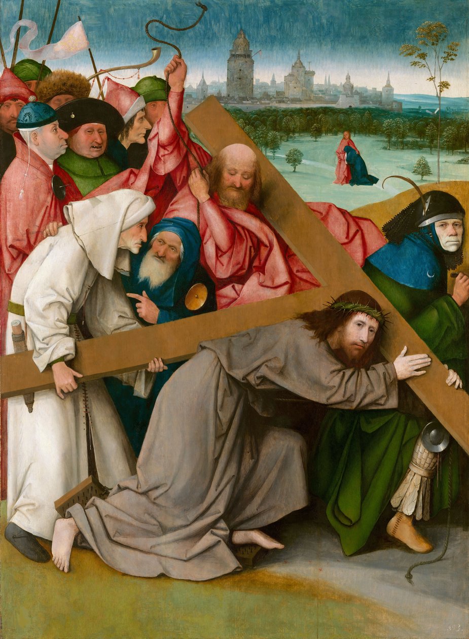 Christus trägt das Kreuz, ca. 1500 von Hieronymus Bosch