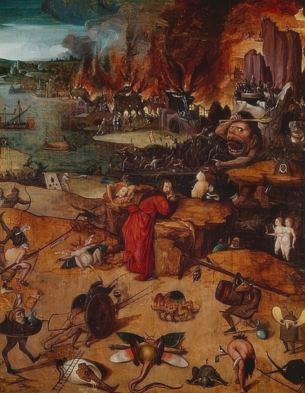 Die Versuchung des Heiligen Antonius von Hieronymus Bosch