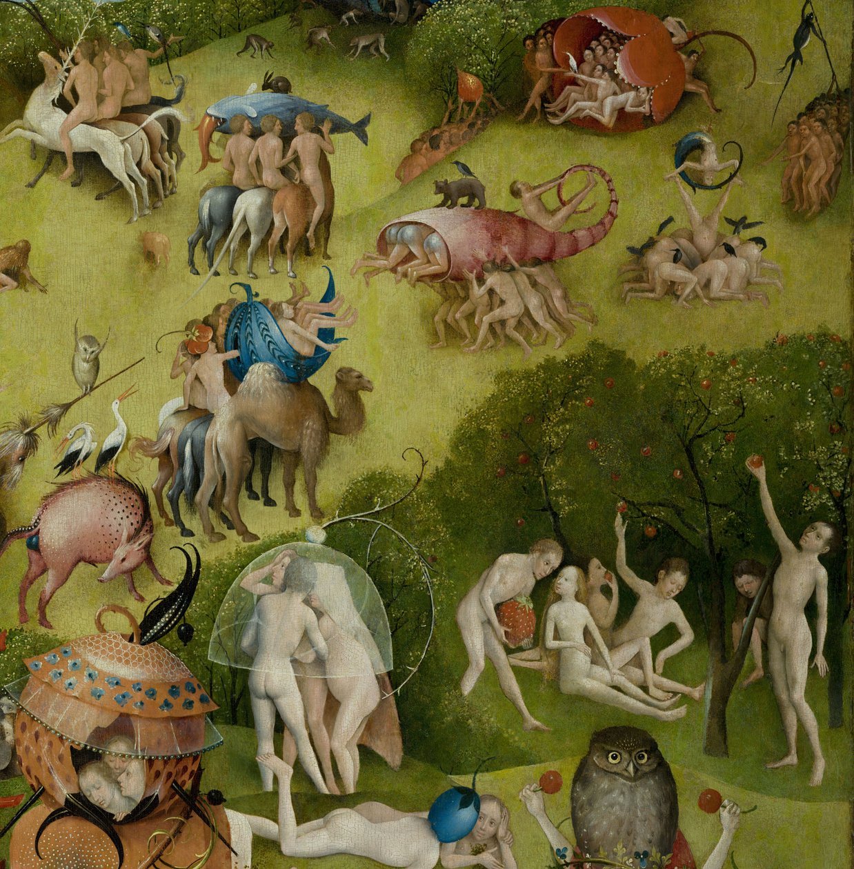 Der Garten der Lüste, 1490-1500 von Hieronymus Bosch