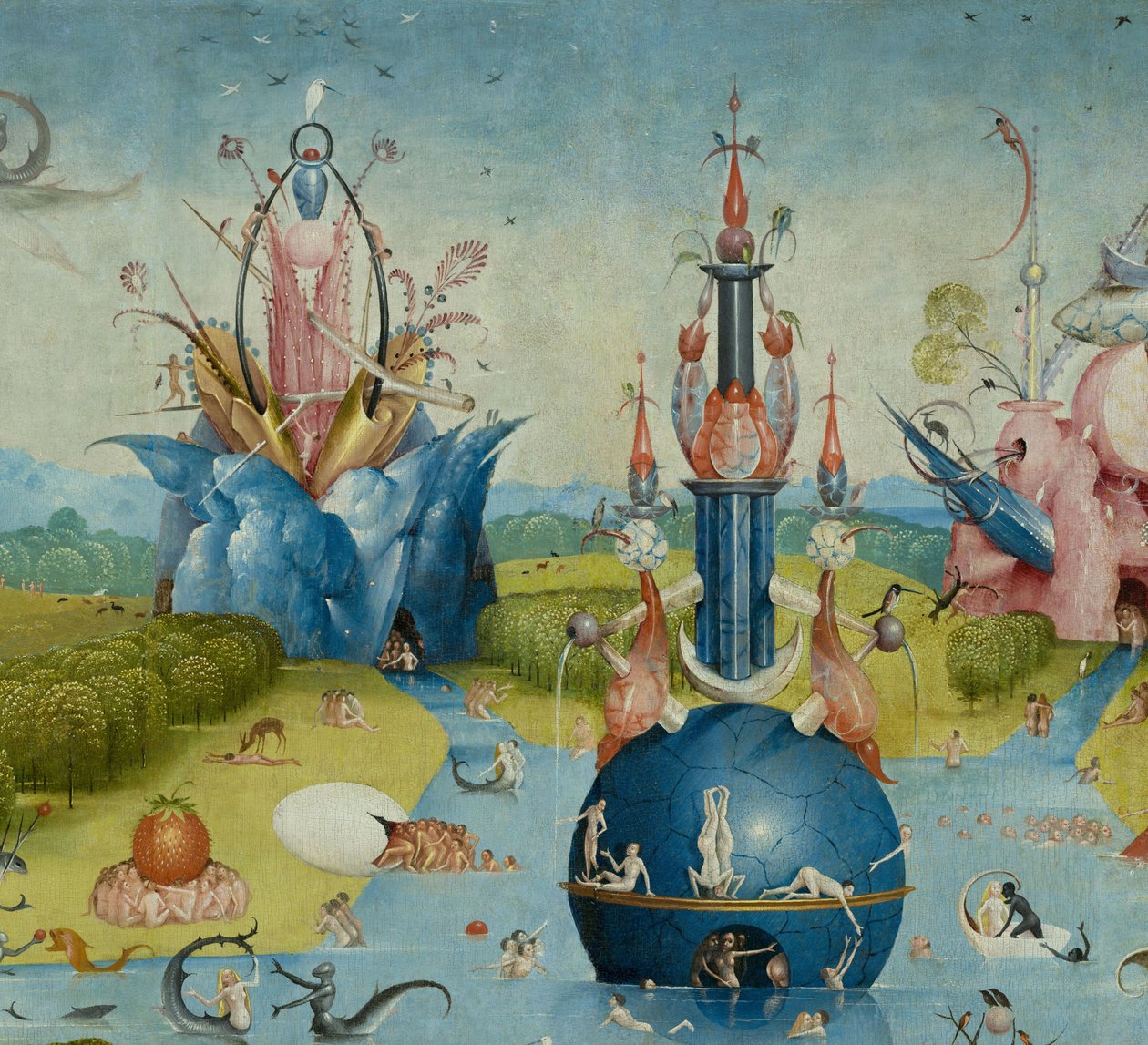 Der Garten der Lüste, 1490-1500 von Hieronymus Bosch