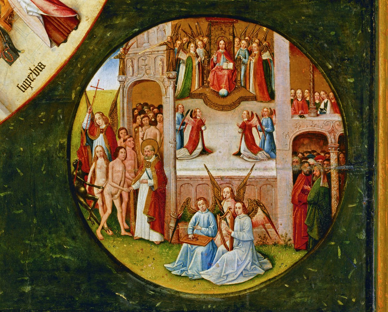 Der Tisch der Sieben Todsünden von Hieronymus Bosch