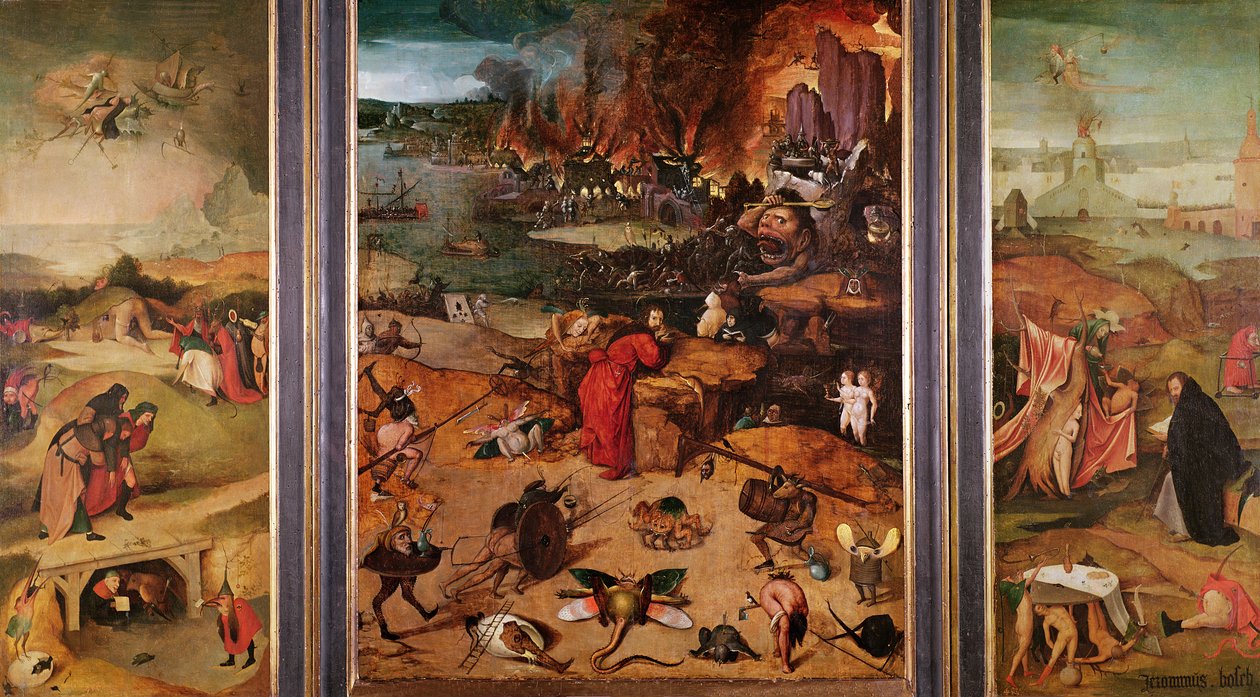 Triptychon der Versuchung des heiligen Antonius von Hieronymus Bosch