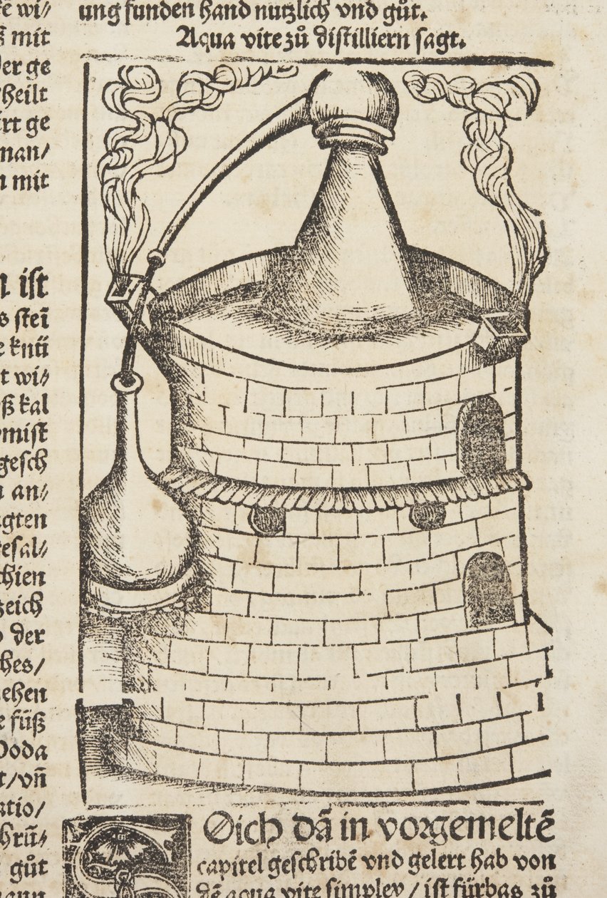 Das Buch zu Distillieren von Hieronymus Brunschwig