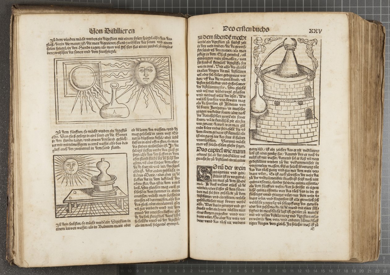 Das Buch zu Distillieren von Hieronymus Brunschwig