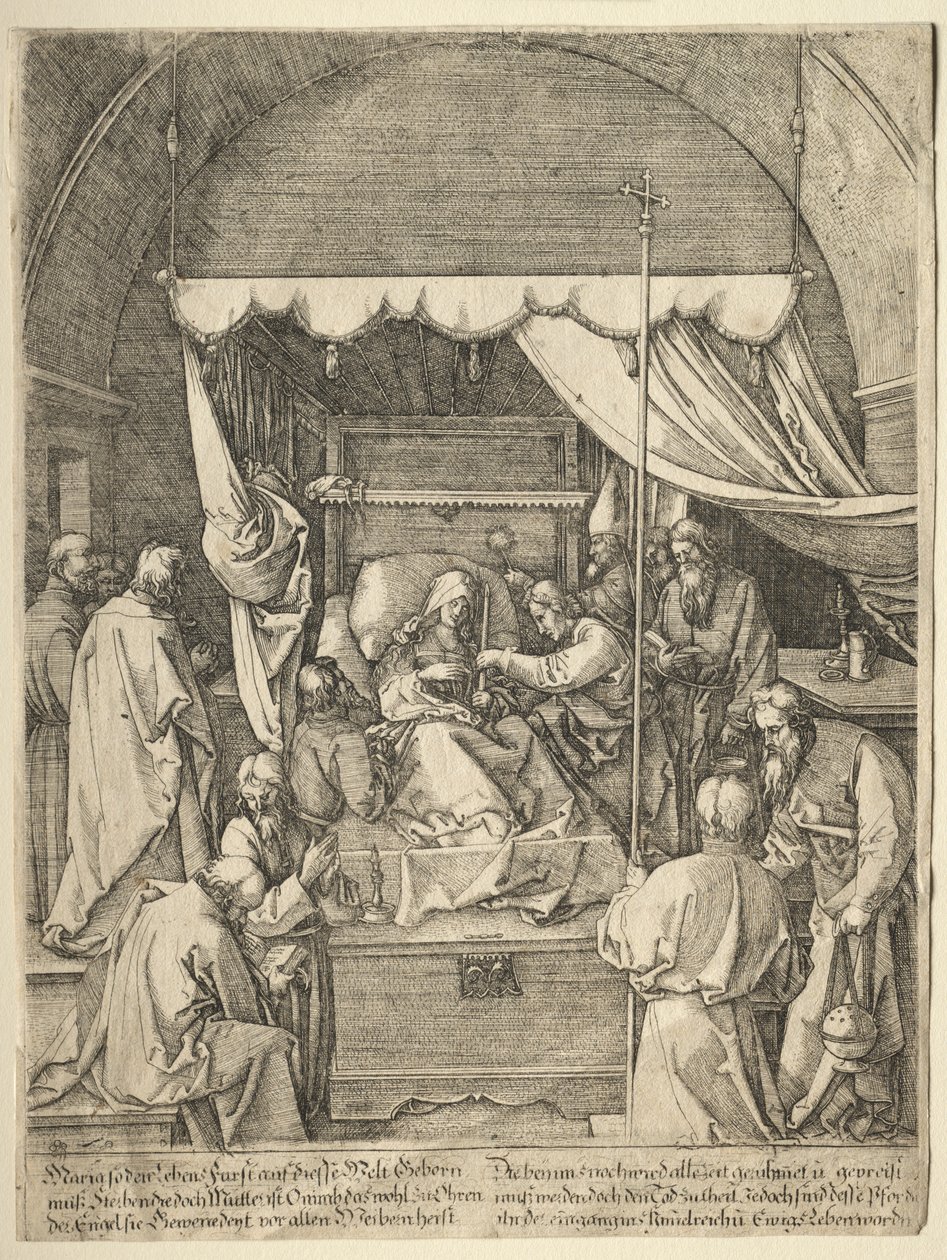 Der Tod der Jungfrau von Hieronymus Hopfer
