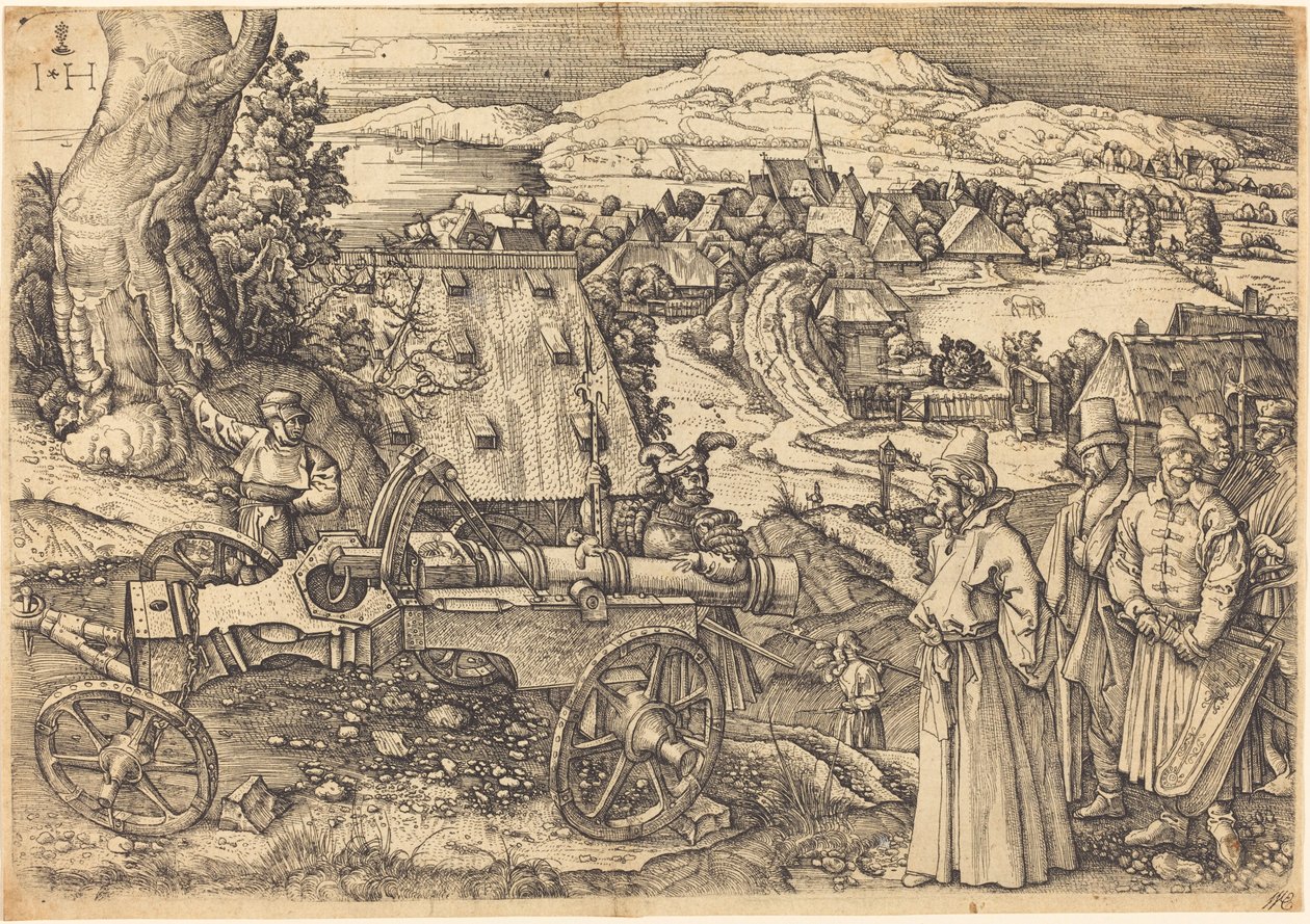Die große Kanone von Hieronymus Hopfer after Albrecht Dürer