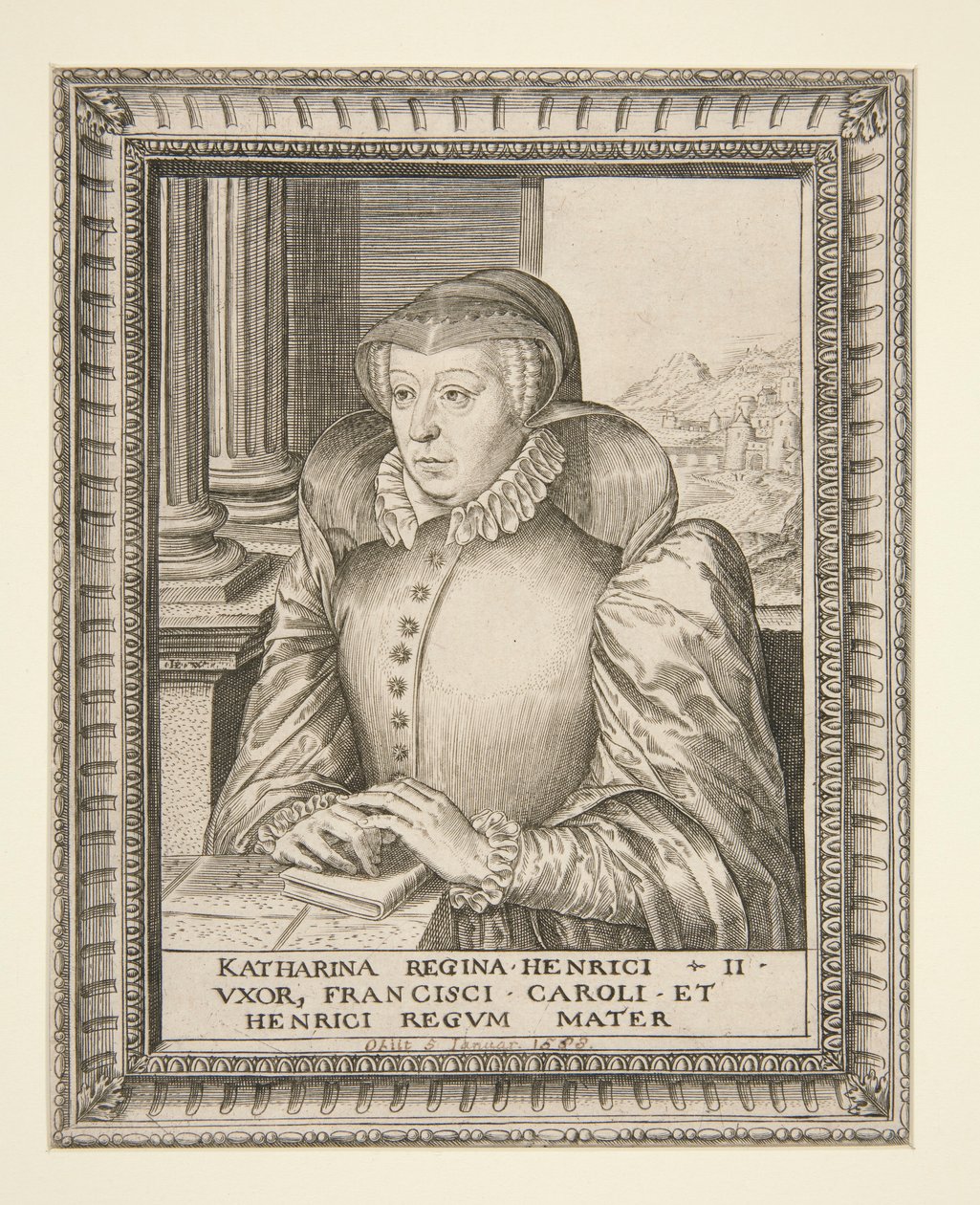 Catherine de Medici von Hieronymus Wierix