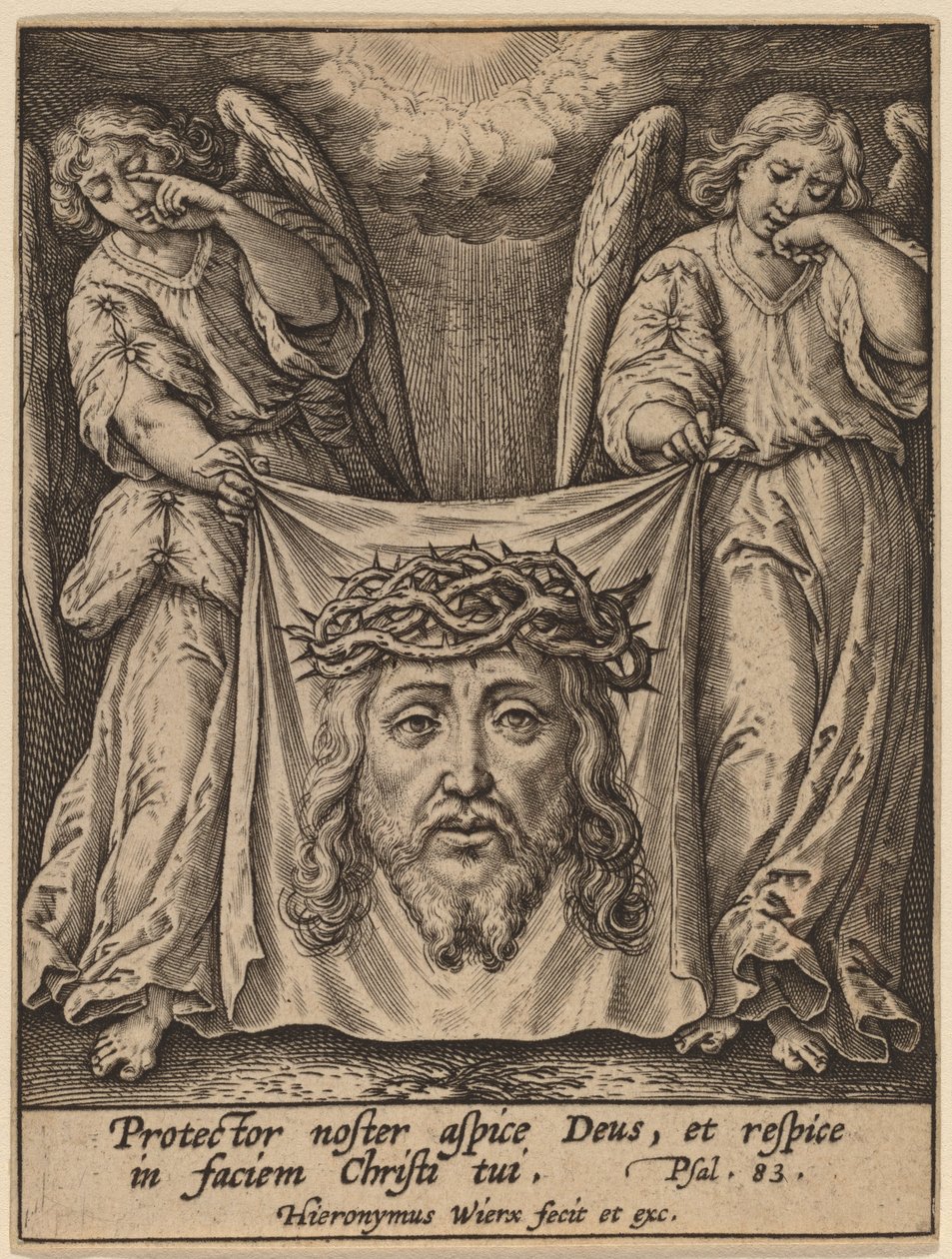 Protector Noster Aspice von Hieronymus Wierix