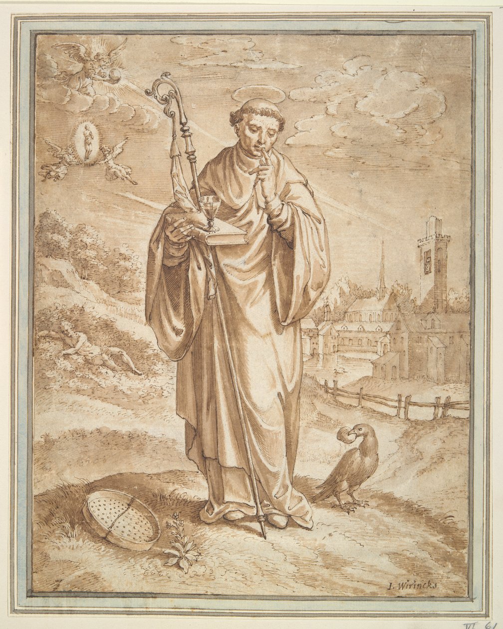 Heiliger Benedikt von Hieronymus Wierix
