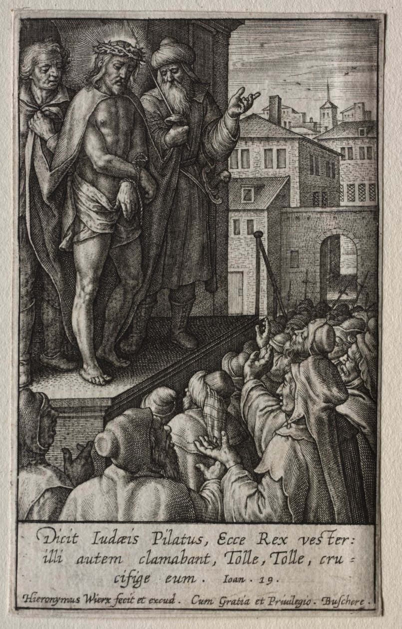 Die Passion: Ecce Homo von Hieronymus Wierix