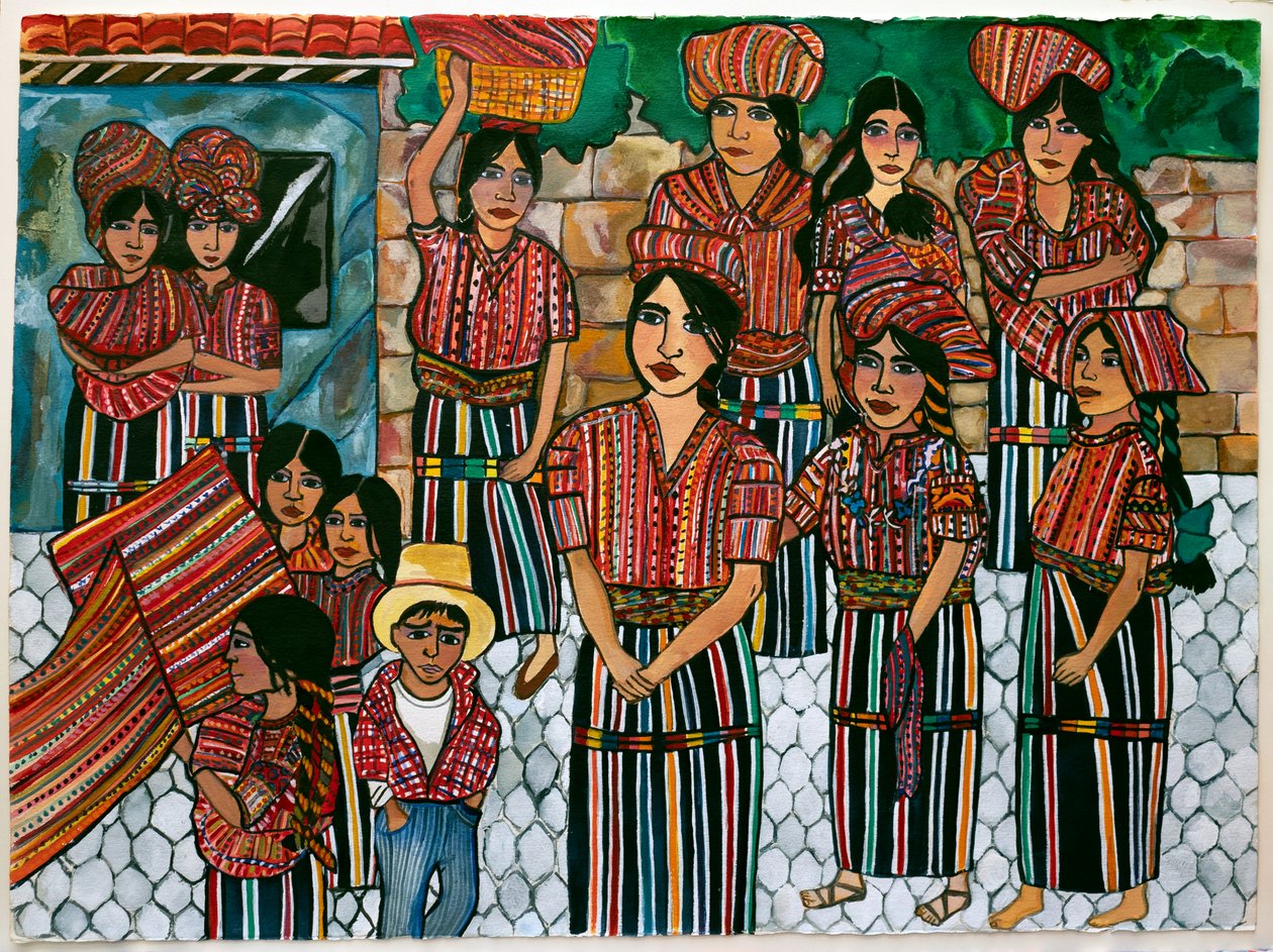 Guatemaltekische Mädchen, Solola von Hilary Simon