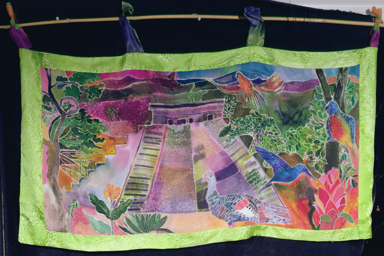 Maya-Tempel, 2005 von Hilary Simon