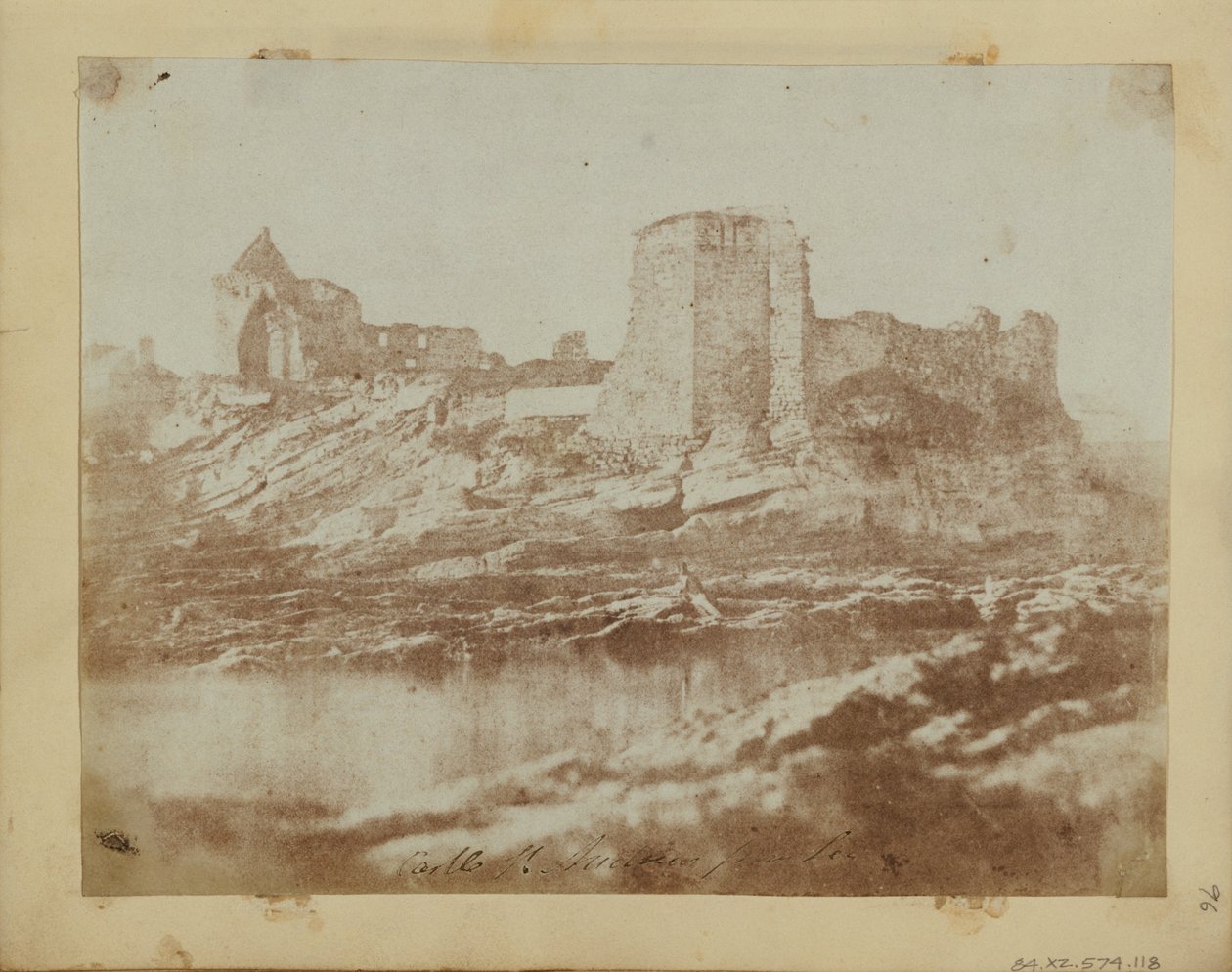 St. Andrews Schloss vom Nordwesten von Hill and Adamson