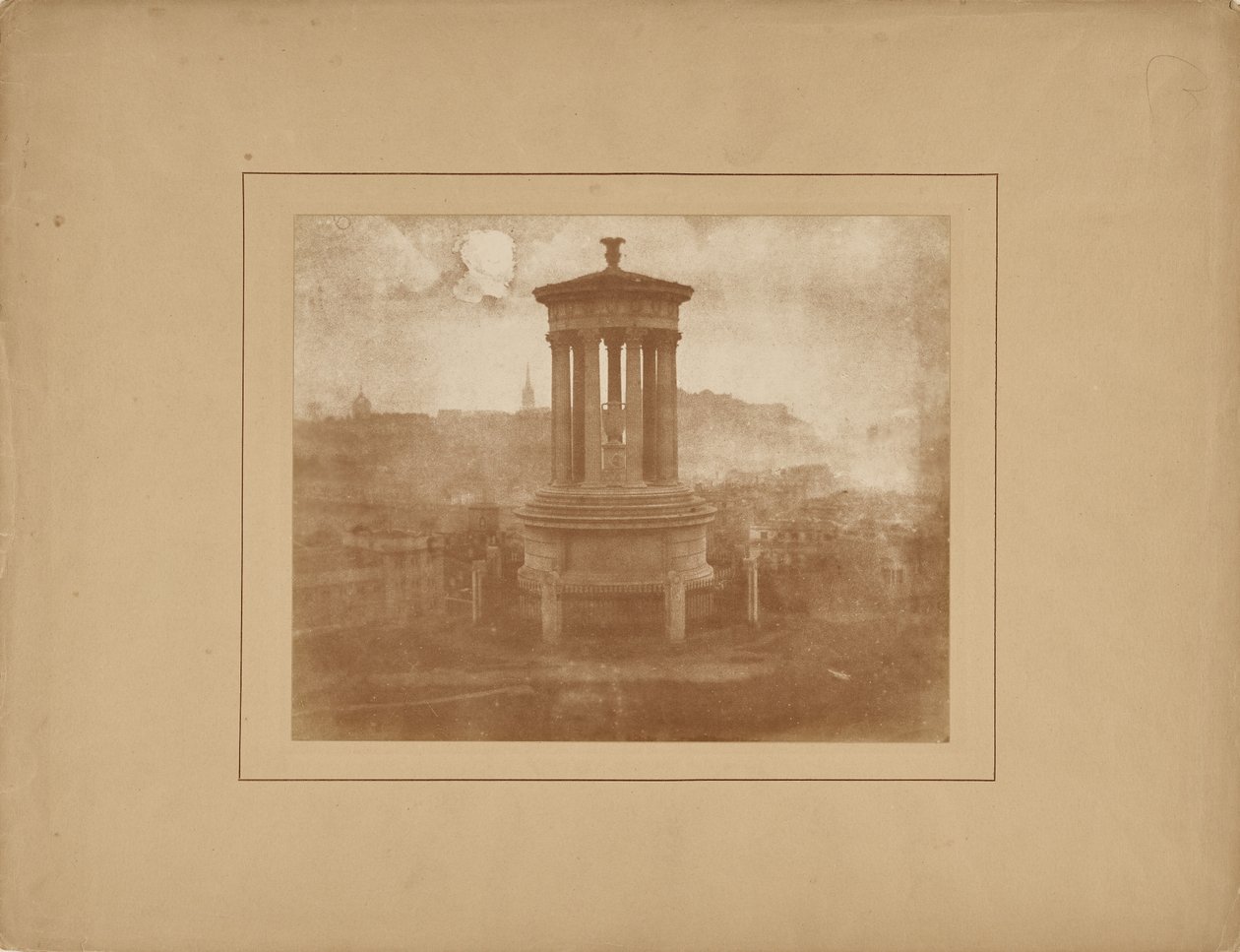 Calton Hill, das Dugald Stewart Monument von Hill and Adamson