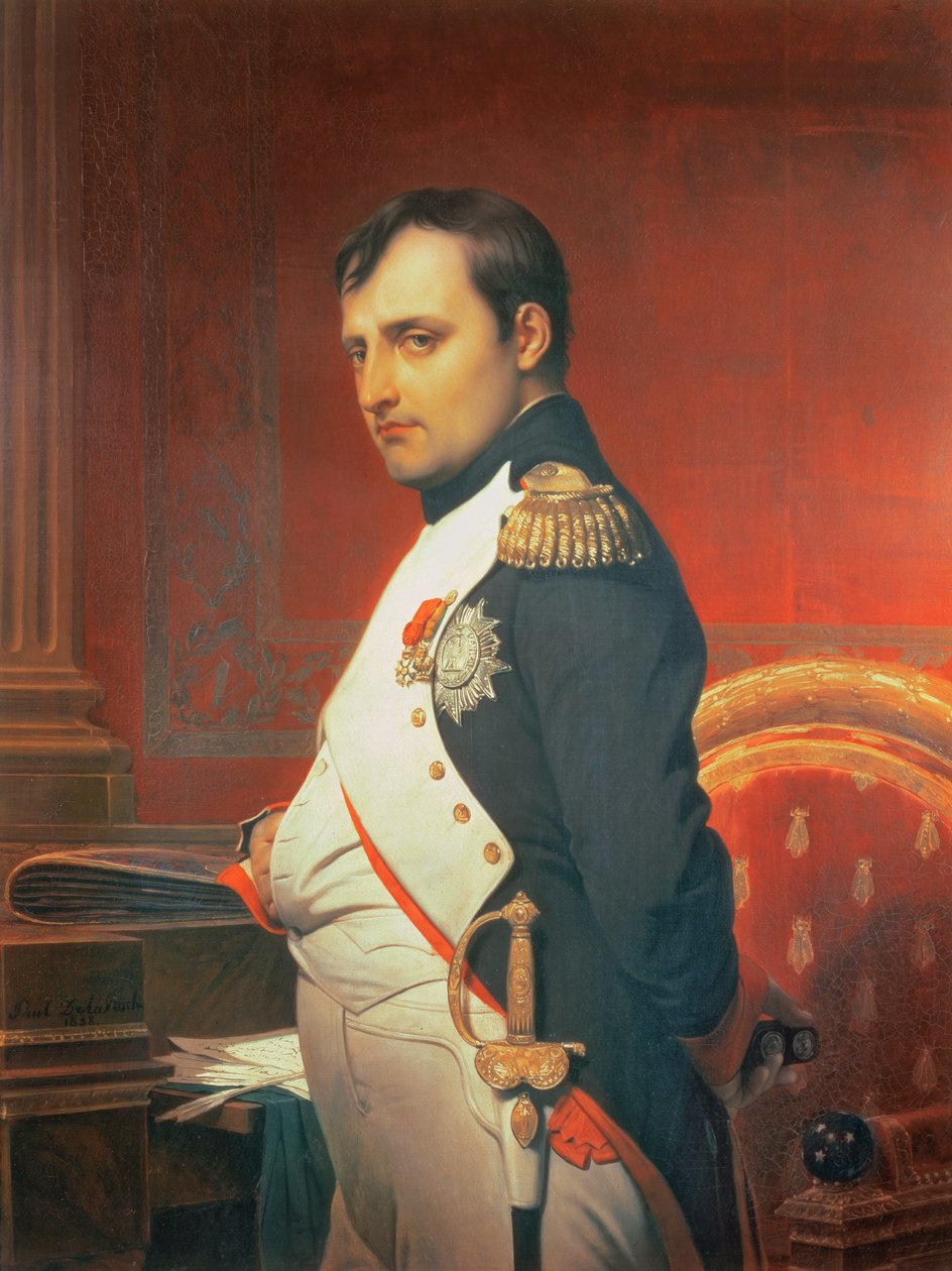 Napoleon (1769-1821) in seinem Arbeitszimmer von Hippolyte Delaroche