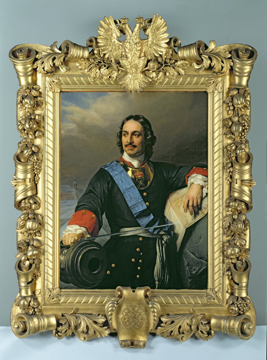 Peter I. der Große (1672-1725) 1838 von Hippolyte Delaroche