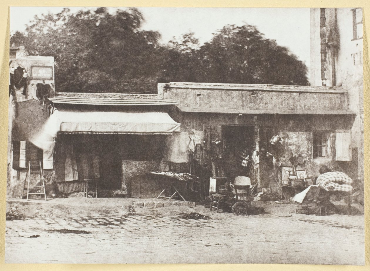Trödler in der Rue de Rocher von Hippolyte Bayard