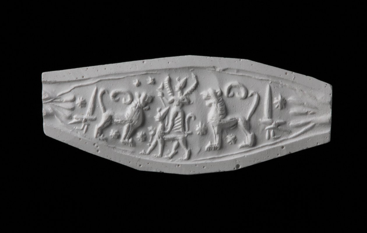 Hethitischer Ringabdruck (Gips) von Hittite