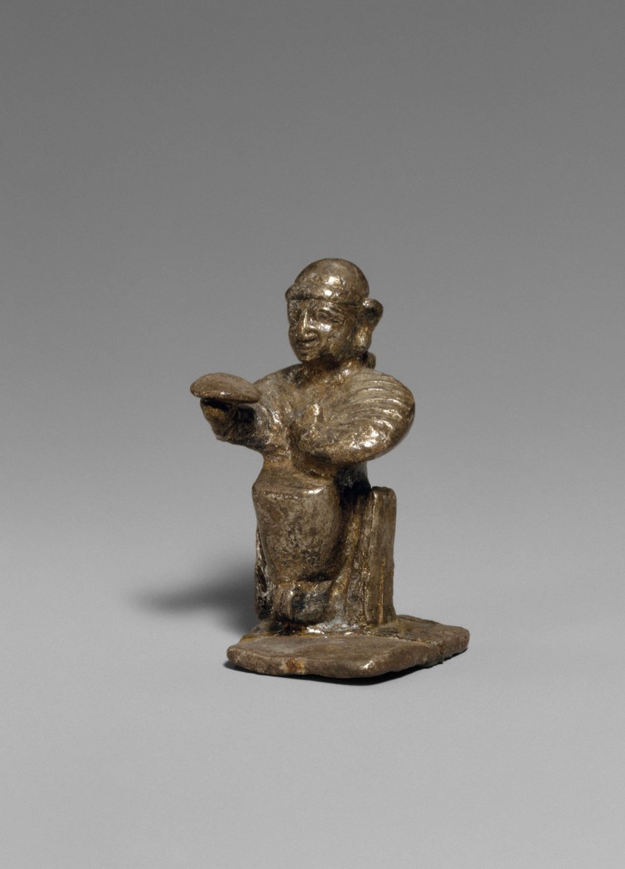 Sitzende Frau, ca. 1300 v. Chr. (Silber) von Hittite