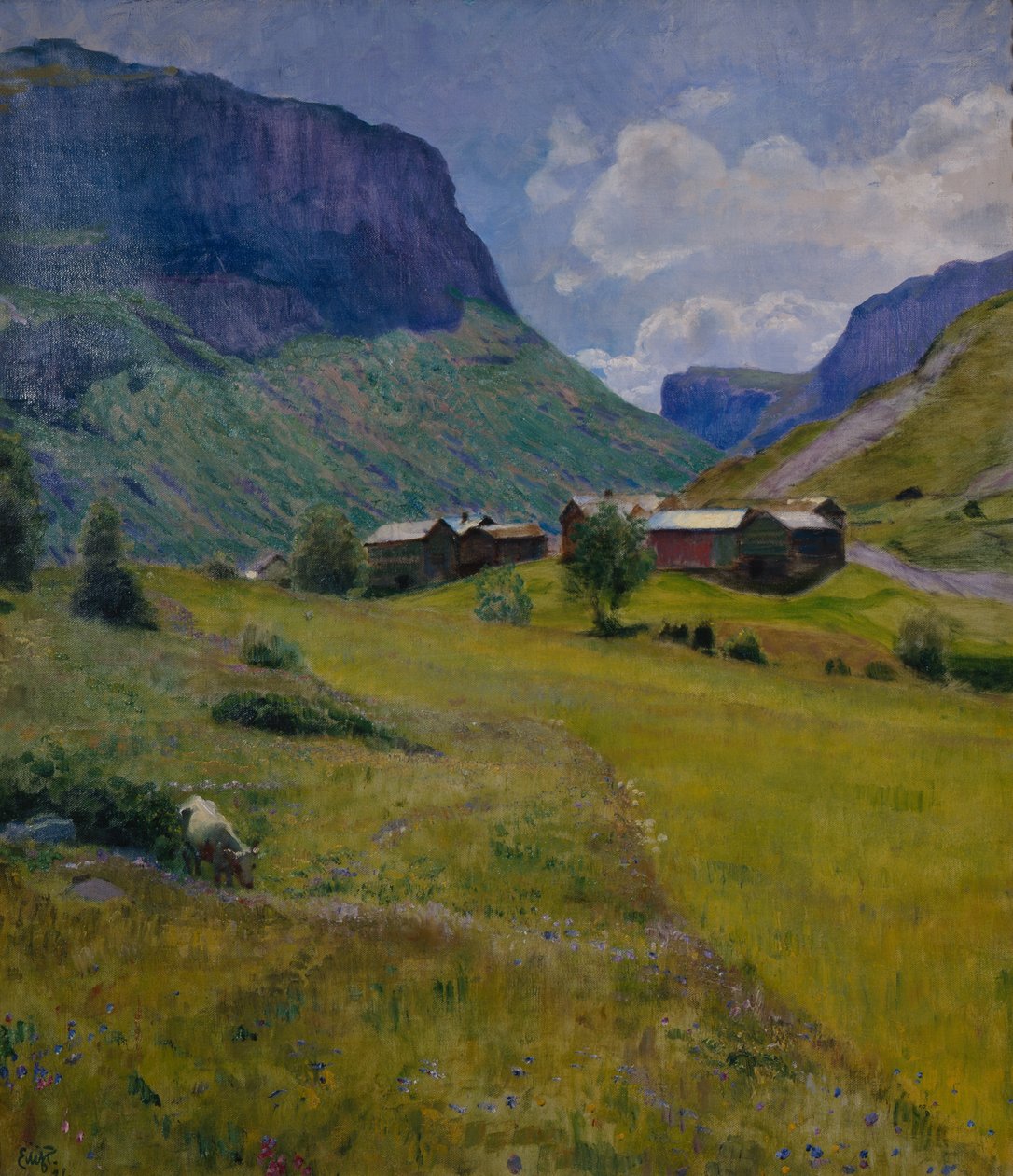 Bergbauernhof von Hjalmer Eilif Emanuel Peterssen