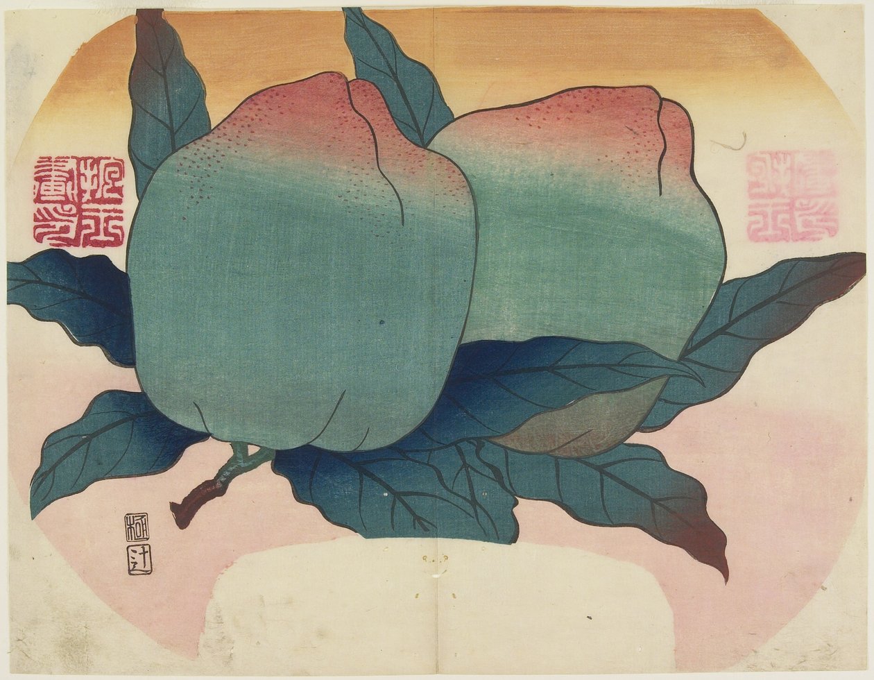 Früchte am Weinstock, ca. 1830 von Hogyoku