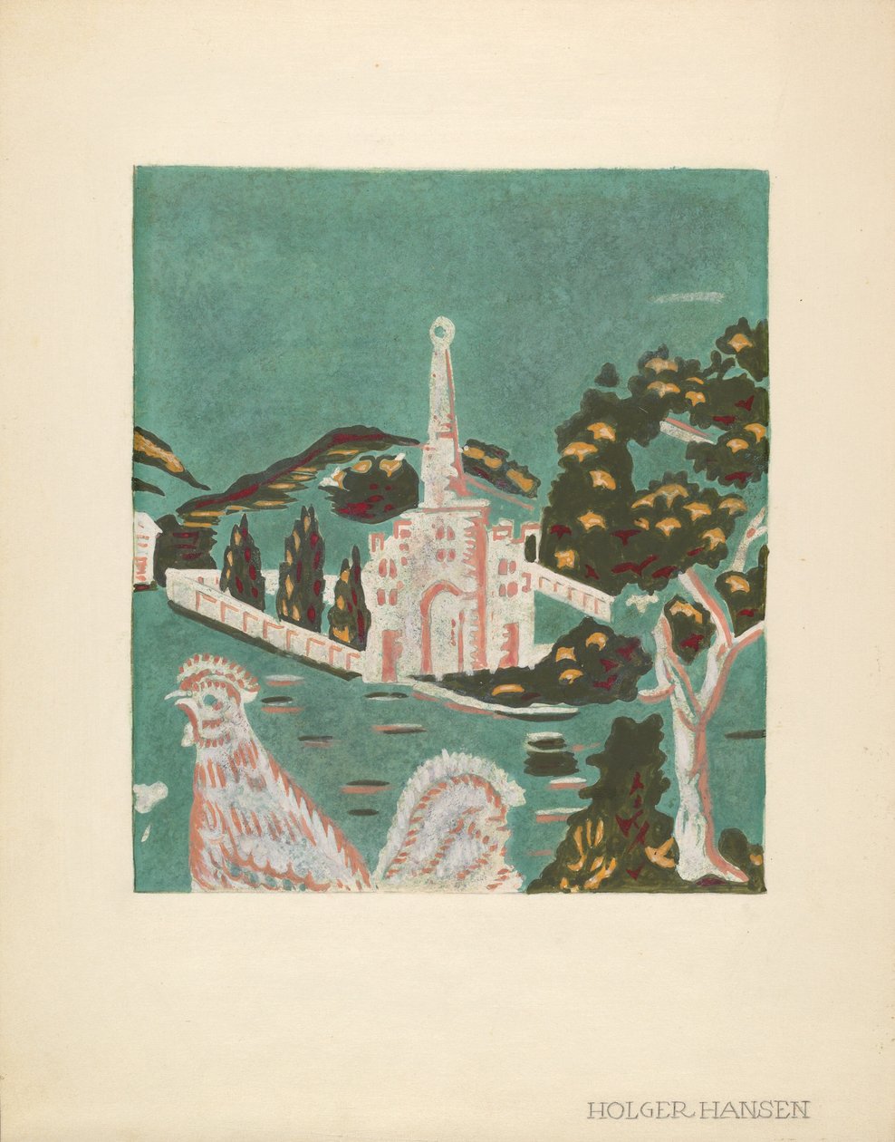 Bandbox (Detail), um 1940 von Holger Hansen