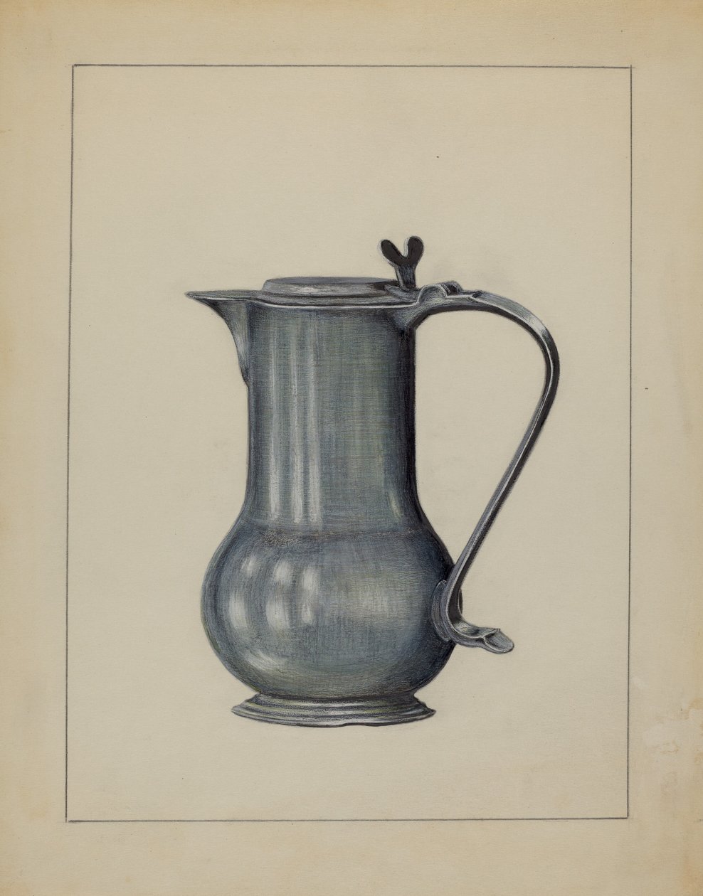 Zinn-Kaffeekanne, 1936 von Holger Hansen