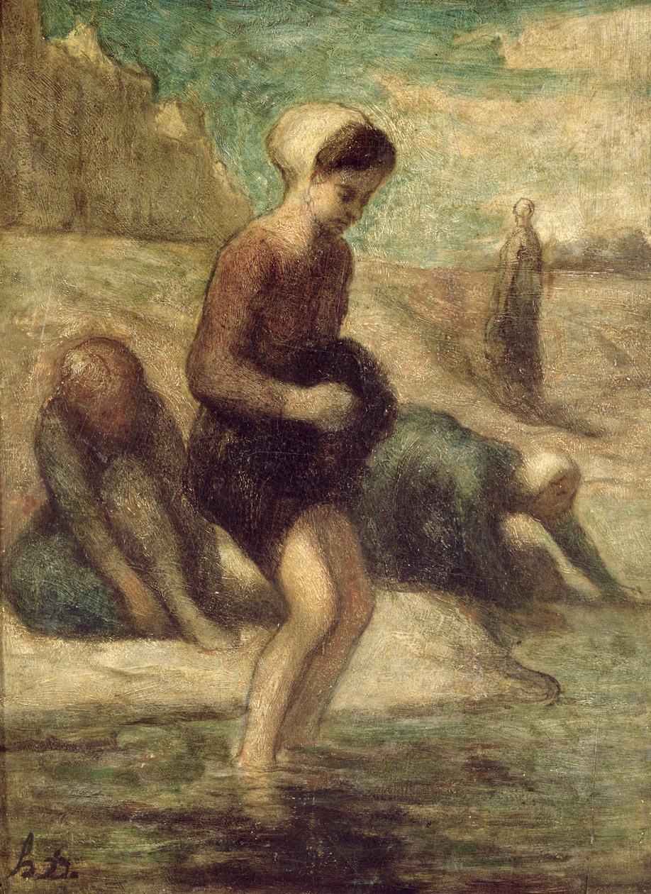 Am Wasser, ca. 1849-53 von Honoré Daumier
