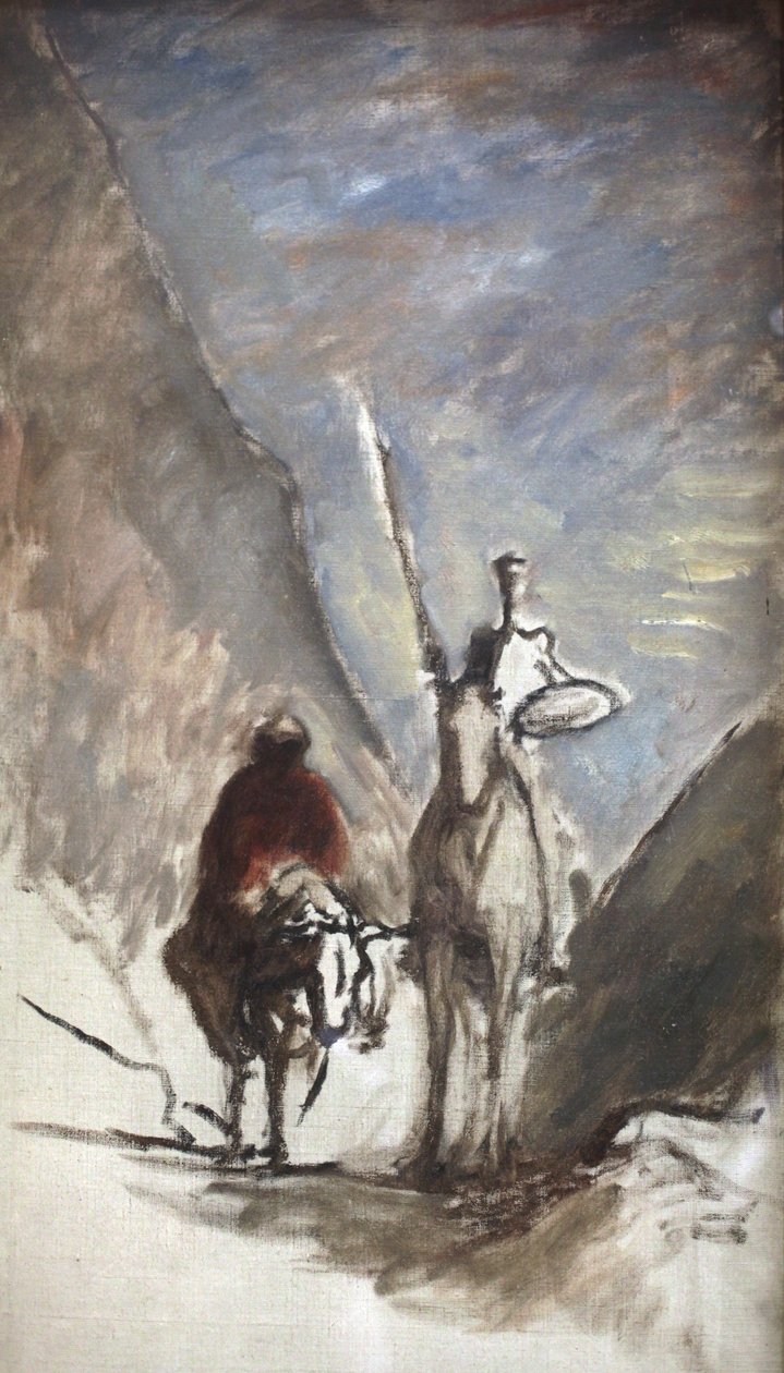Don Quixote und das tote Maultier von Honoré Daumier