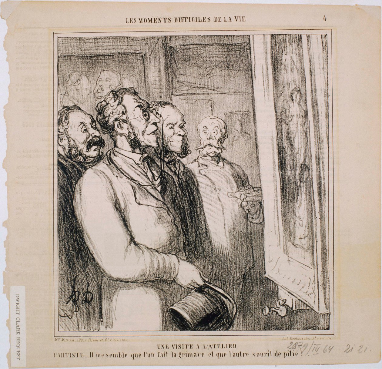 Die schwierigen Momente des Lebens - Ein Atelierbesuch von Honoré Daumier