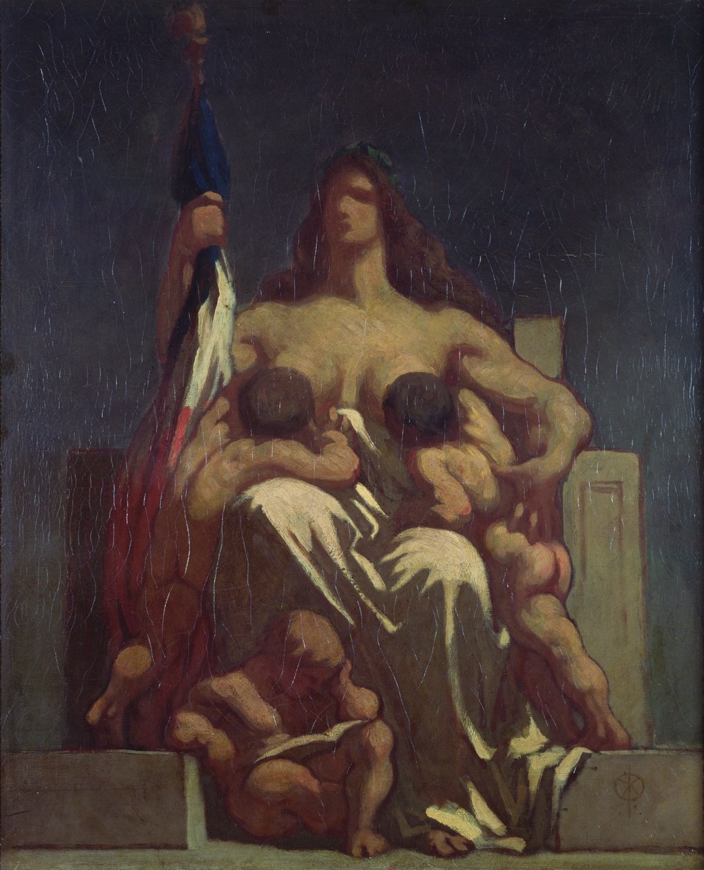 Die Republik (Skizze) von Honoré Daumier