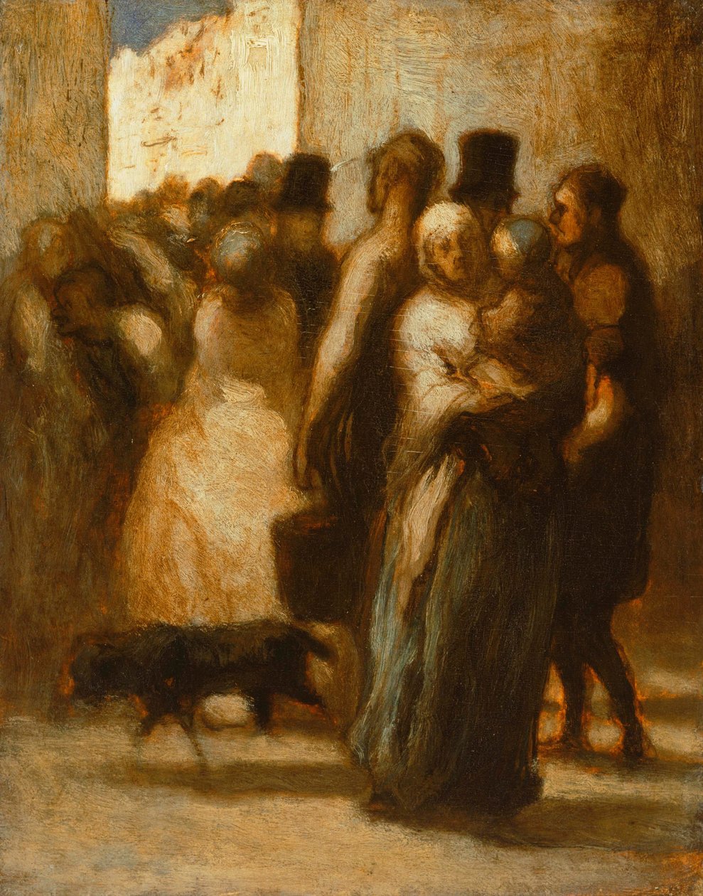 Auf die Straße von Honoré Daumier