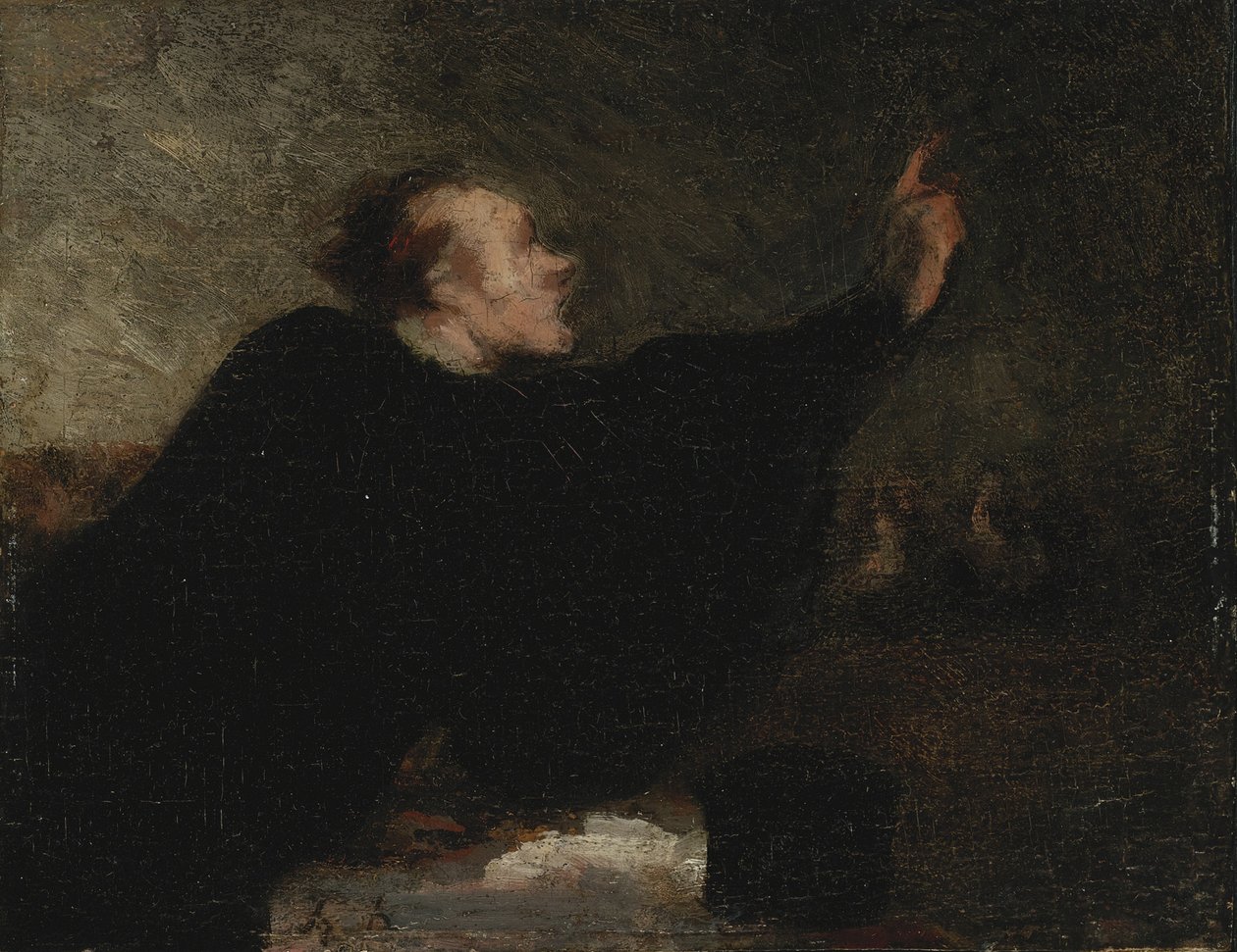 Ein Prozessanwalt, 1853-1854 von Honoré Daumier