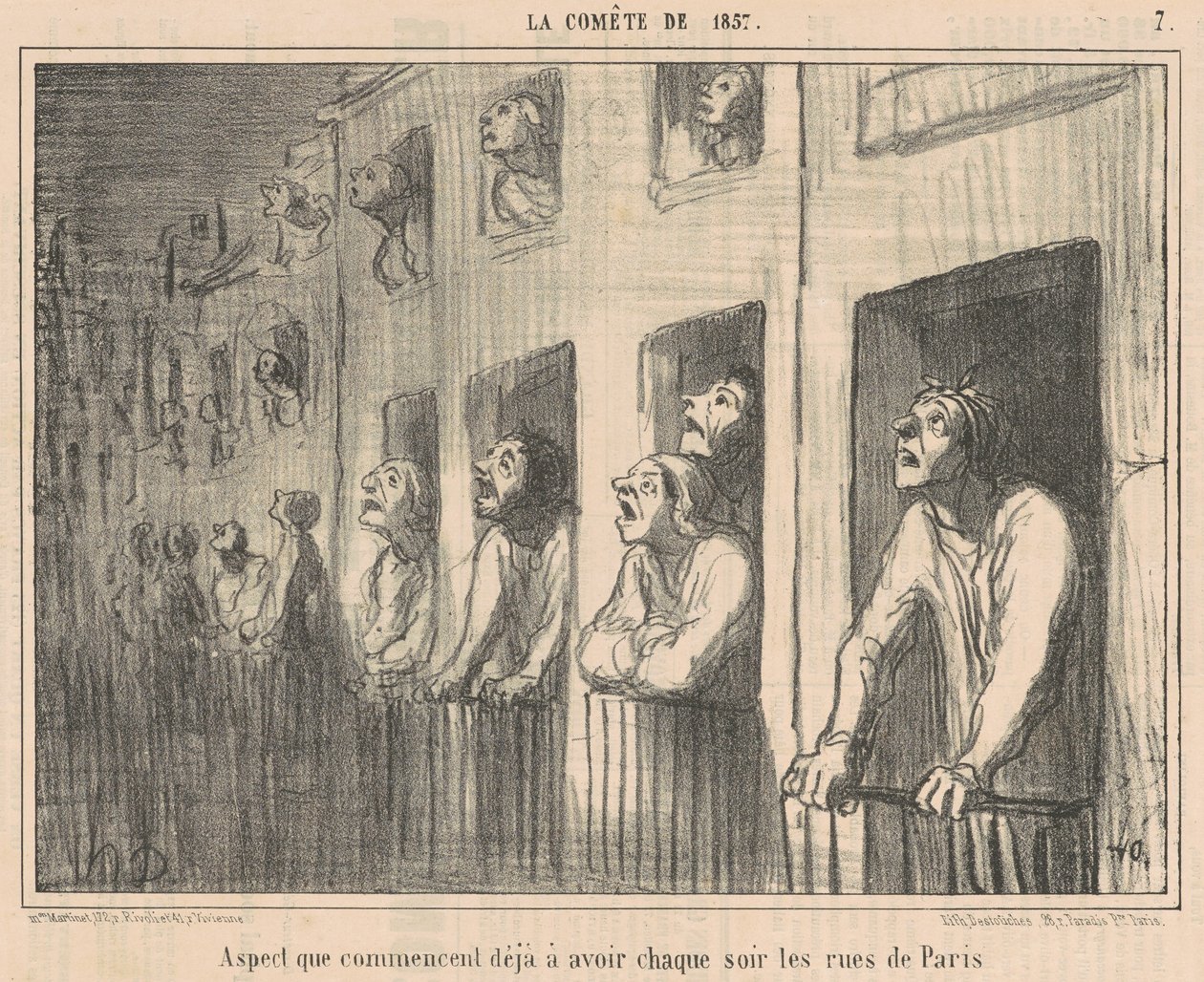 Aspekt, den sie bereits zu haben beginnen ... von Honoré Daumier