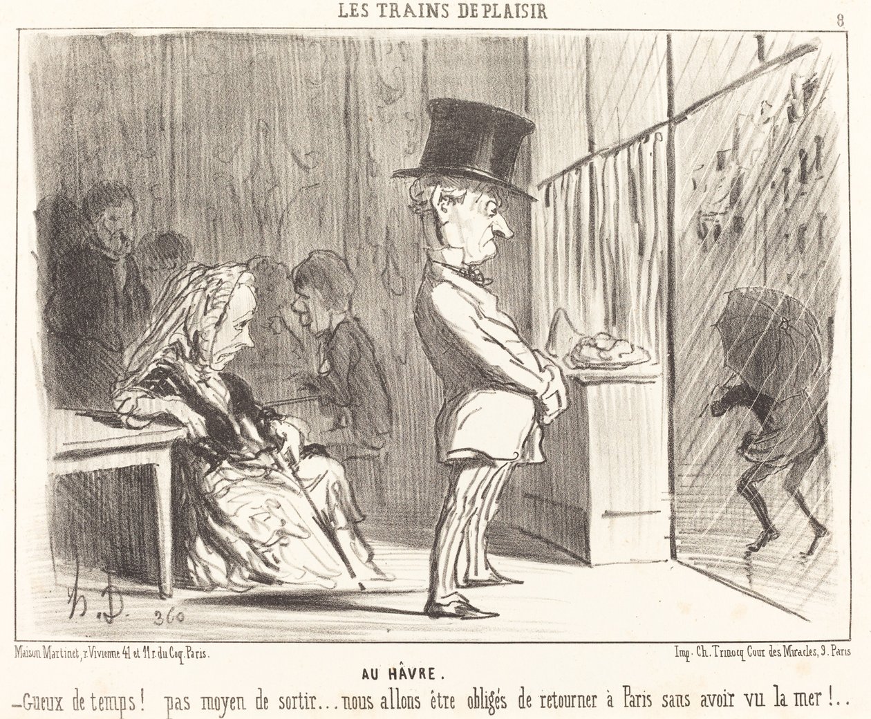 In Le Havre von Honoré Daumier