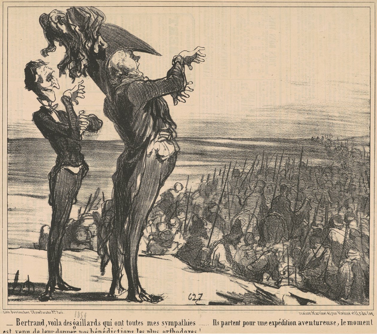 Bertrand, sieh diese Kerle ... von Honoré Daumier