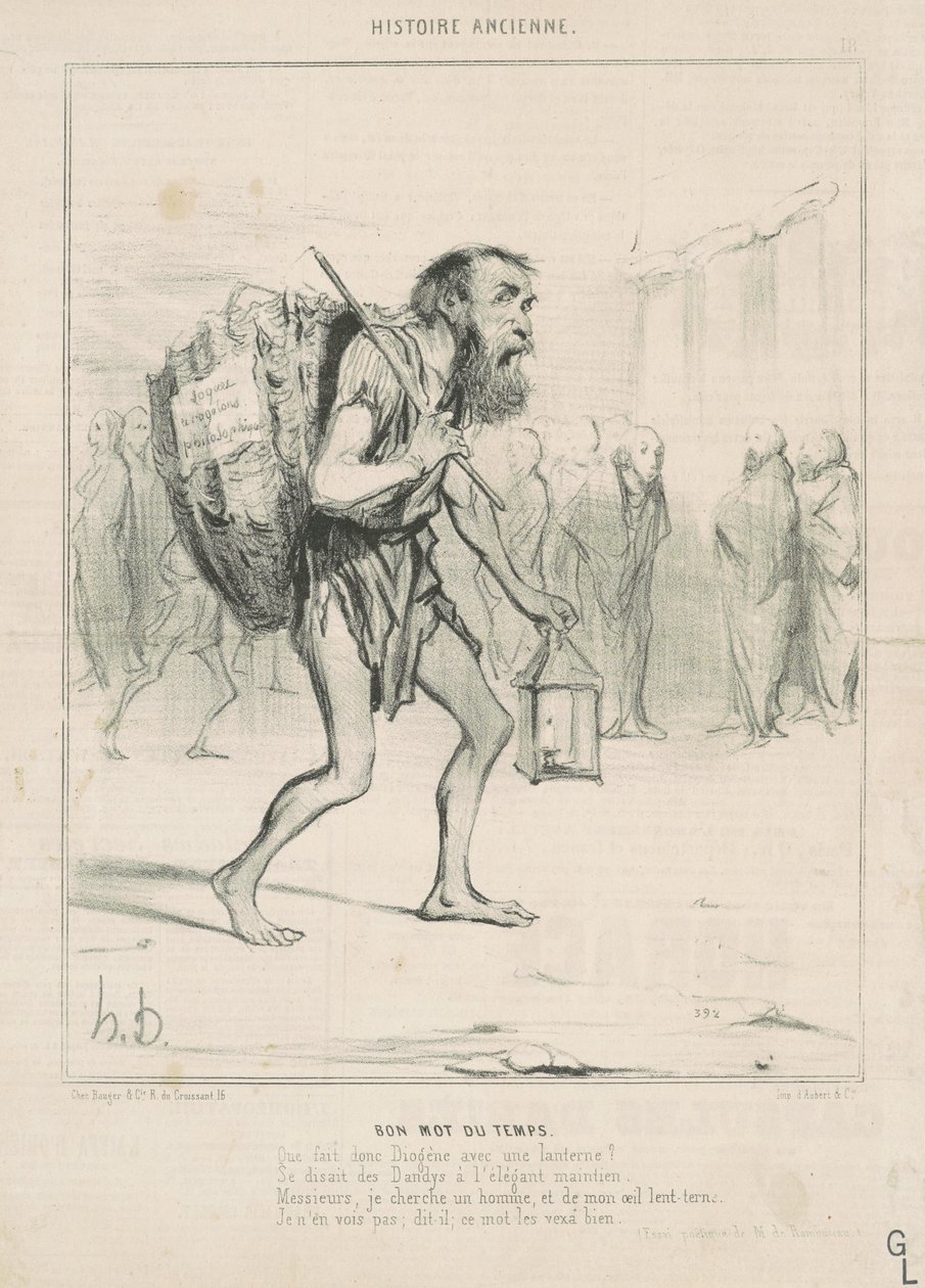 Bon mot der Zeit von Honoré Daumier