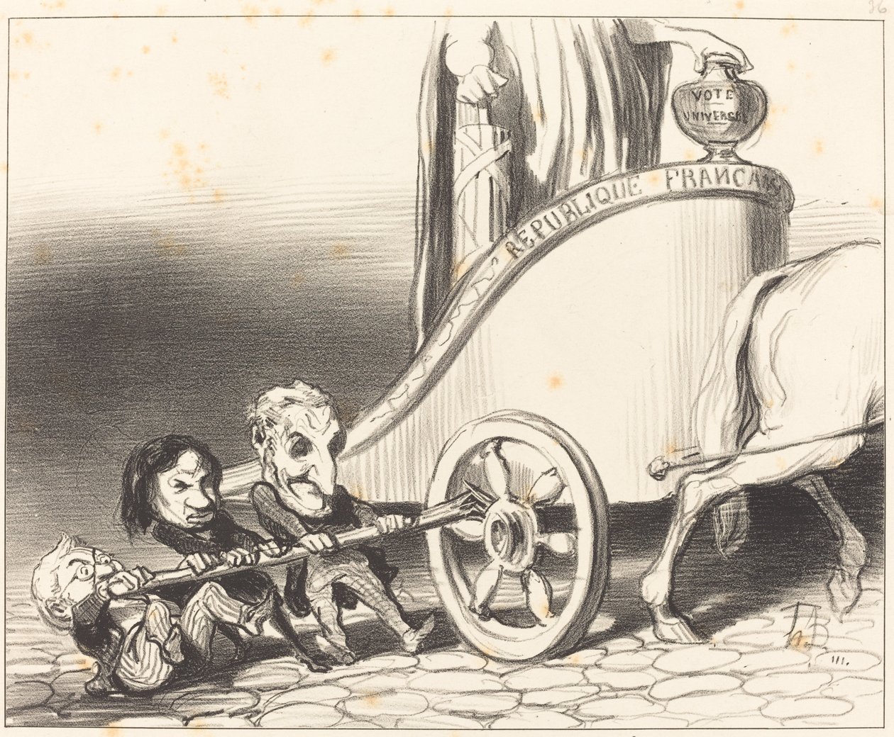 Ce char marchera toujours... von Honoré Daumier
