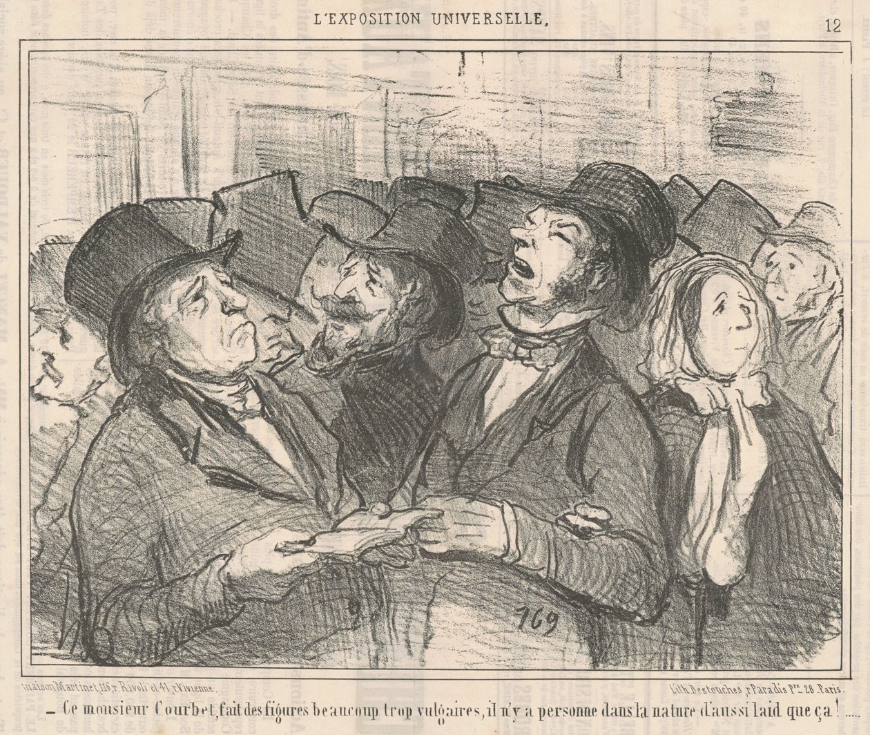 Dieser Herr Courbet... von Honoré Daumier