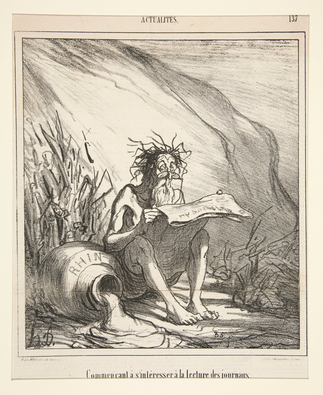 Commencant a s von Honoré Daumier