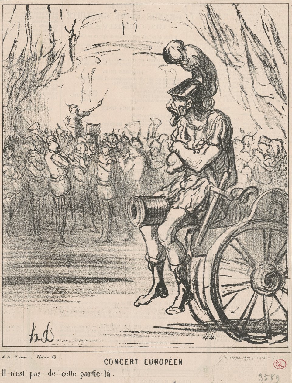 Europäisches Konzert von Honoré Daumier