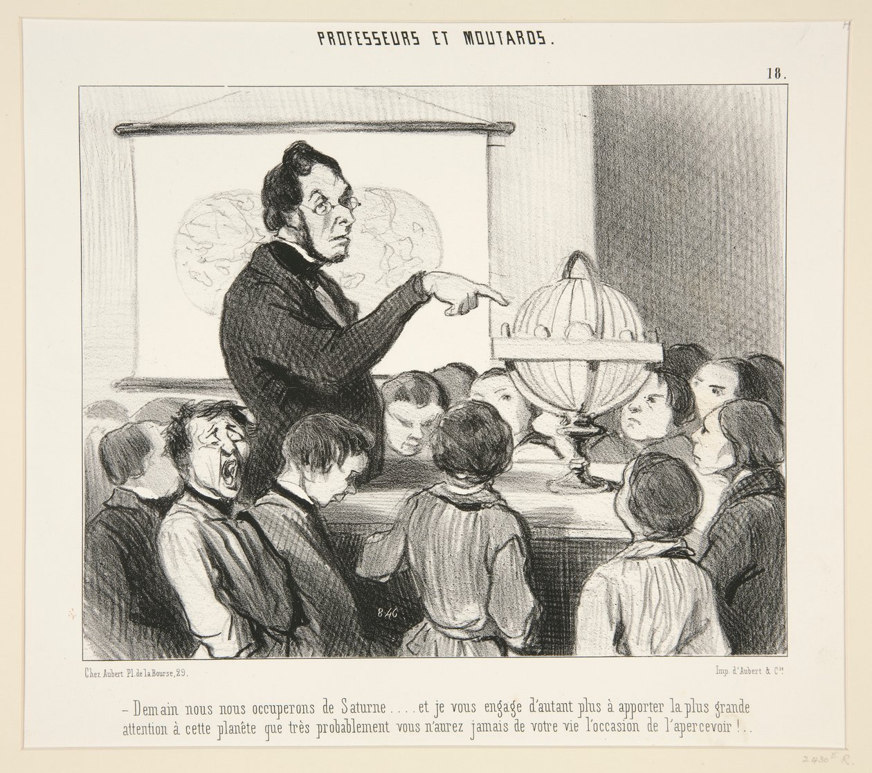 Morgen kümmern wir uns um Saturn von Honoré Daumier
