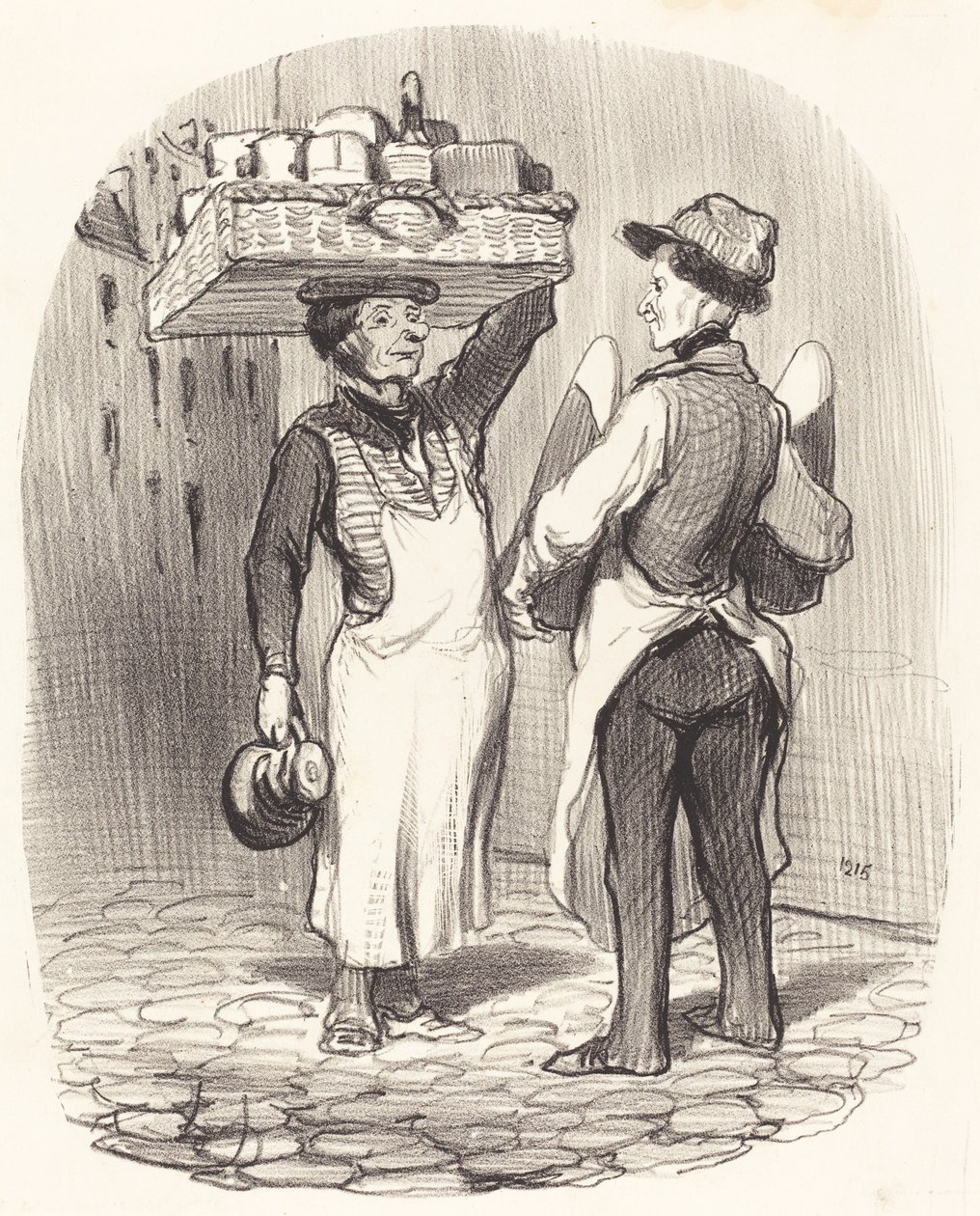 Die Geschäftsträger von Honoré Daumier
