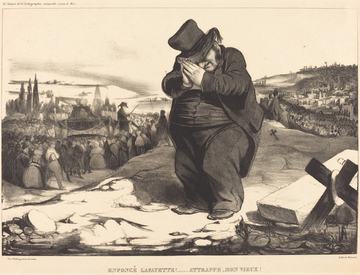 Lafayette versenkt!... Fang meinen Alten! von Honoré Daumier