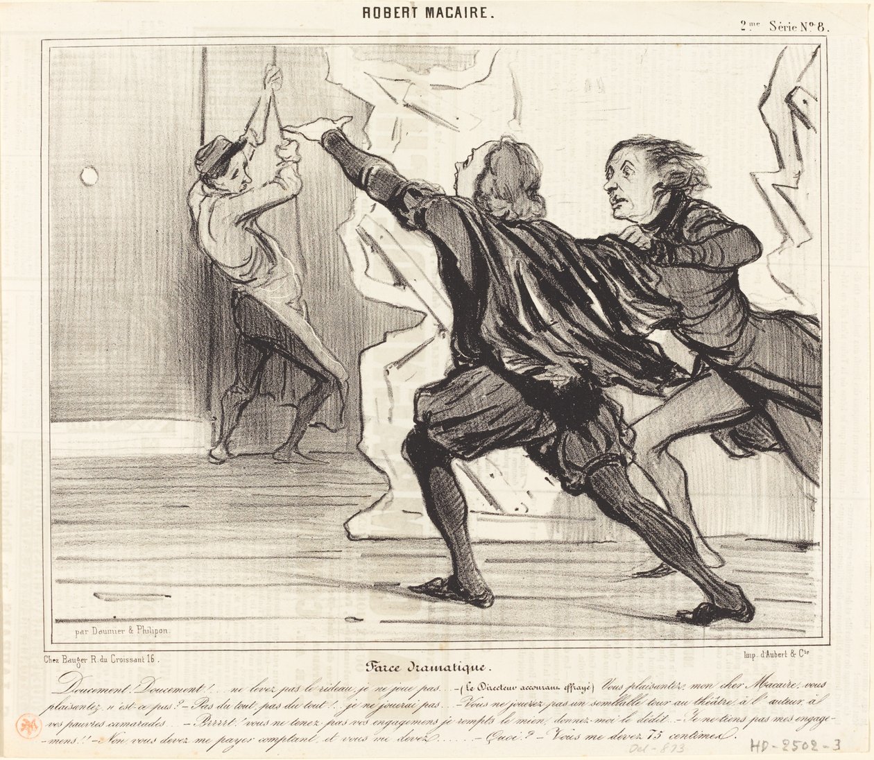 Dramatische Farce von Honoré Daumier