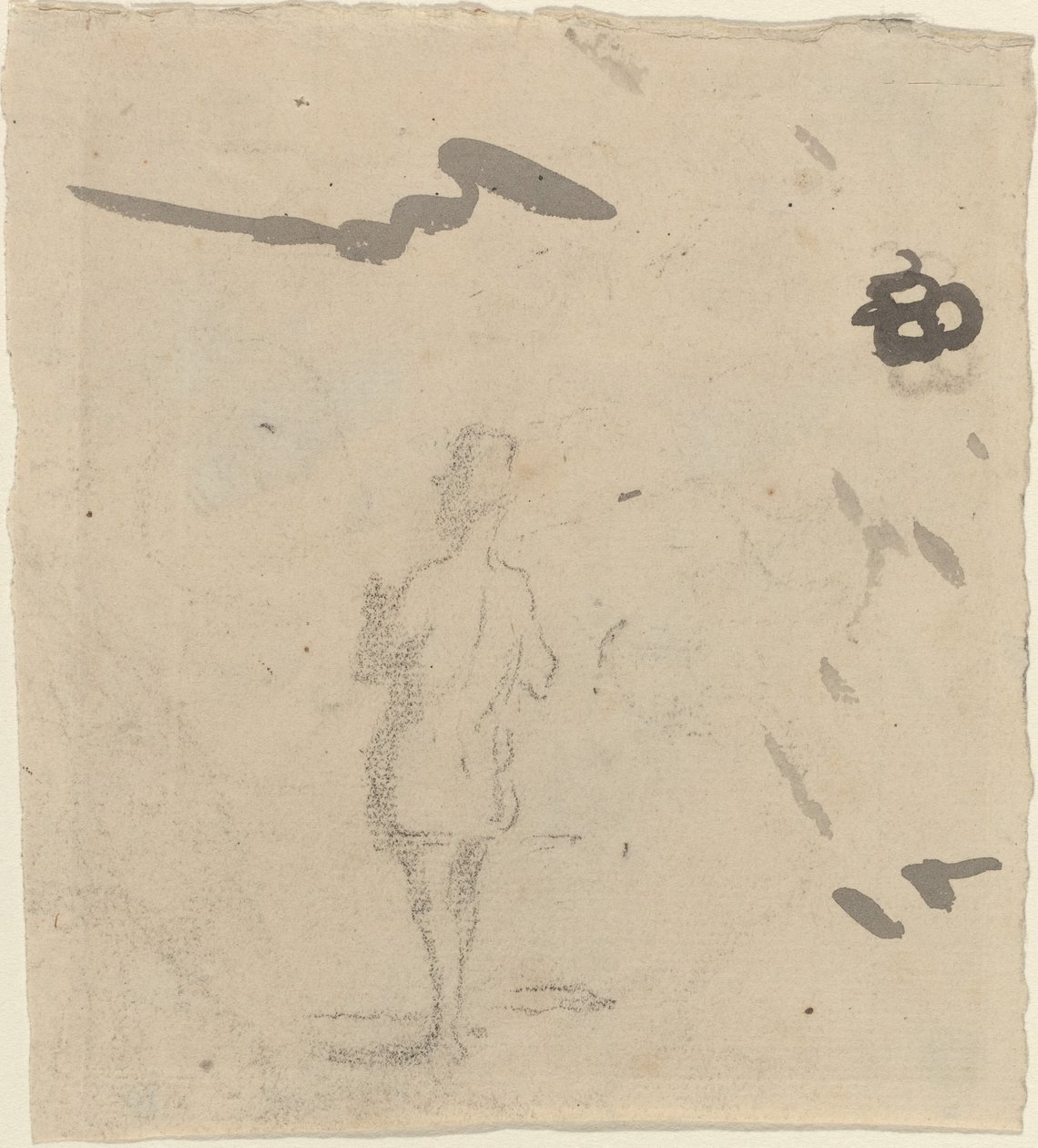 Figur eines Mannes von Honoré Daumier