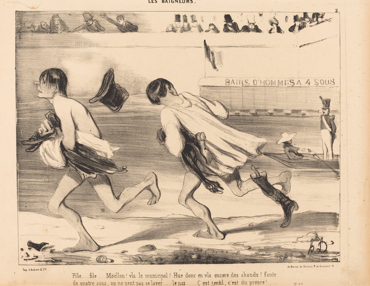 File...Moello! Vla le municipal! von Honoré Daumier