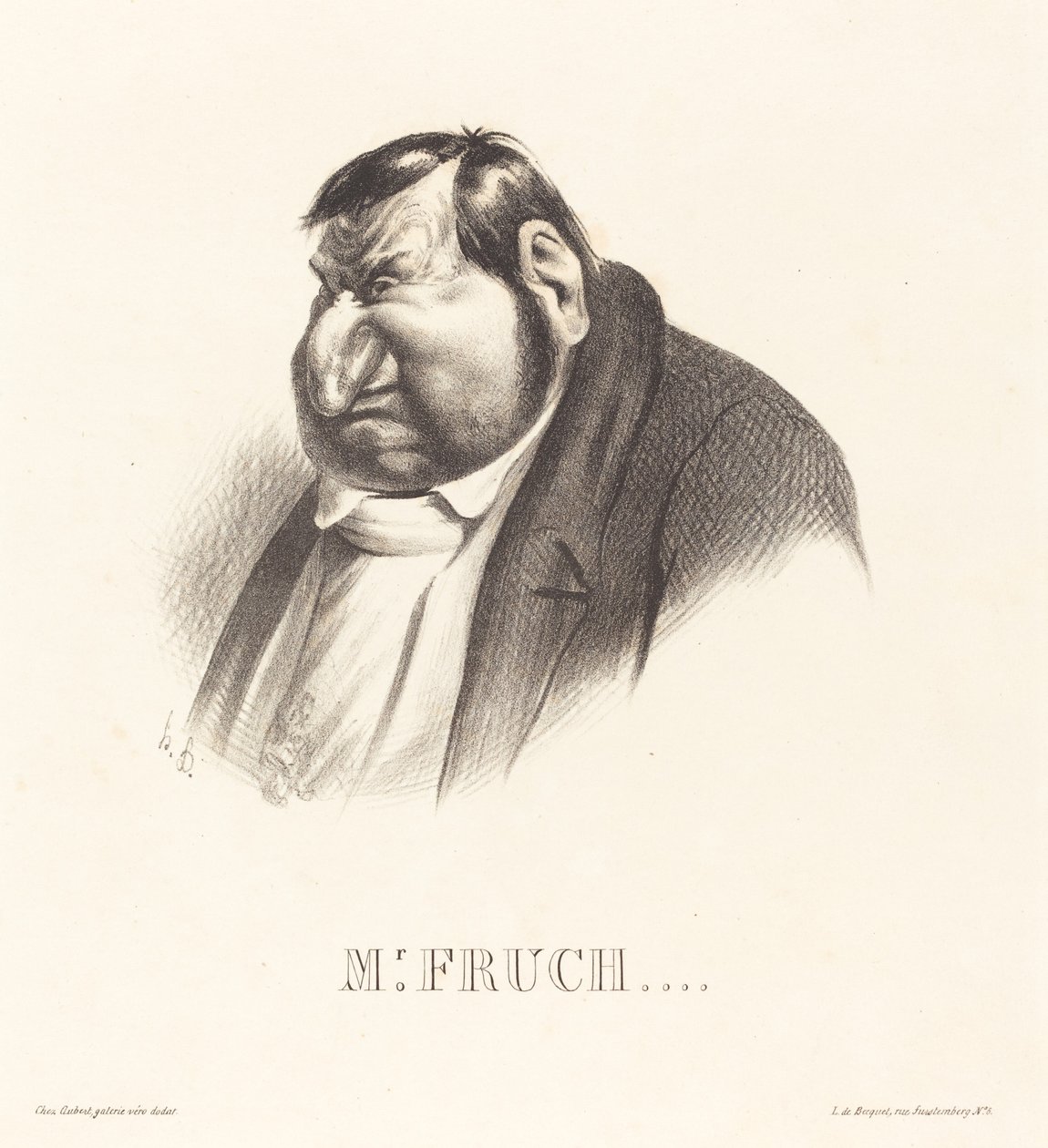 Fruchard, Büste von Honoré Daumier
