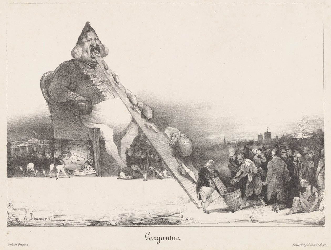 Gargantua von Honoré Daumier