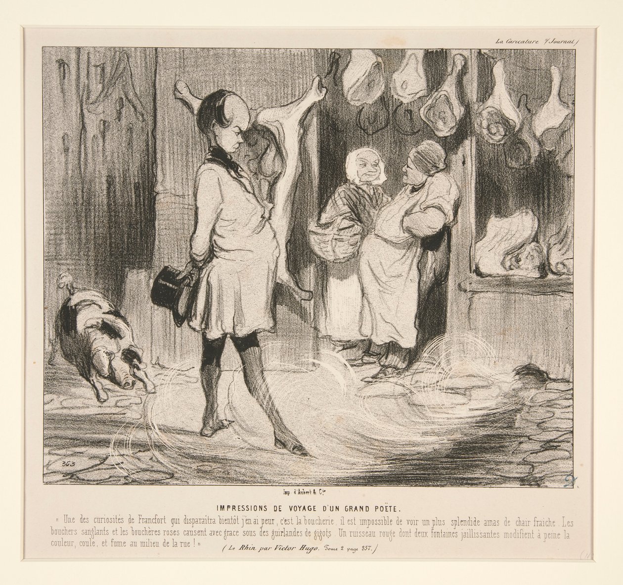 Reiseeindrücke von Honoré Daumier